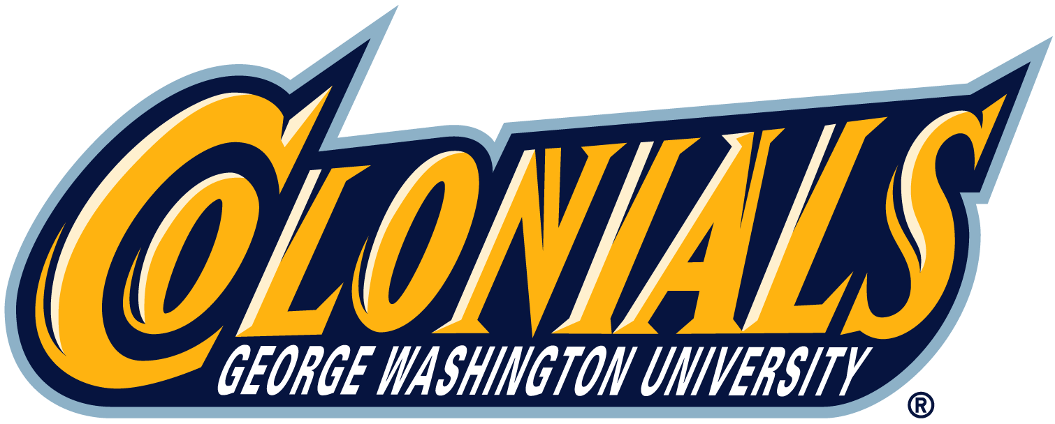 George Washington Colonials 1997-2008 Wordmark Logo v2 diy DTF decal sticker